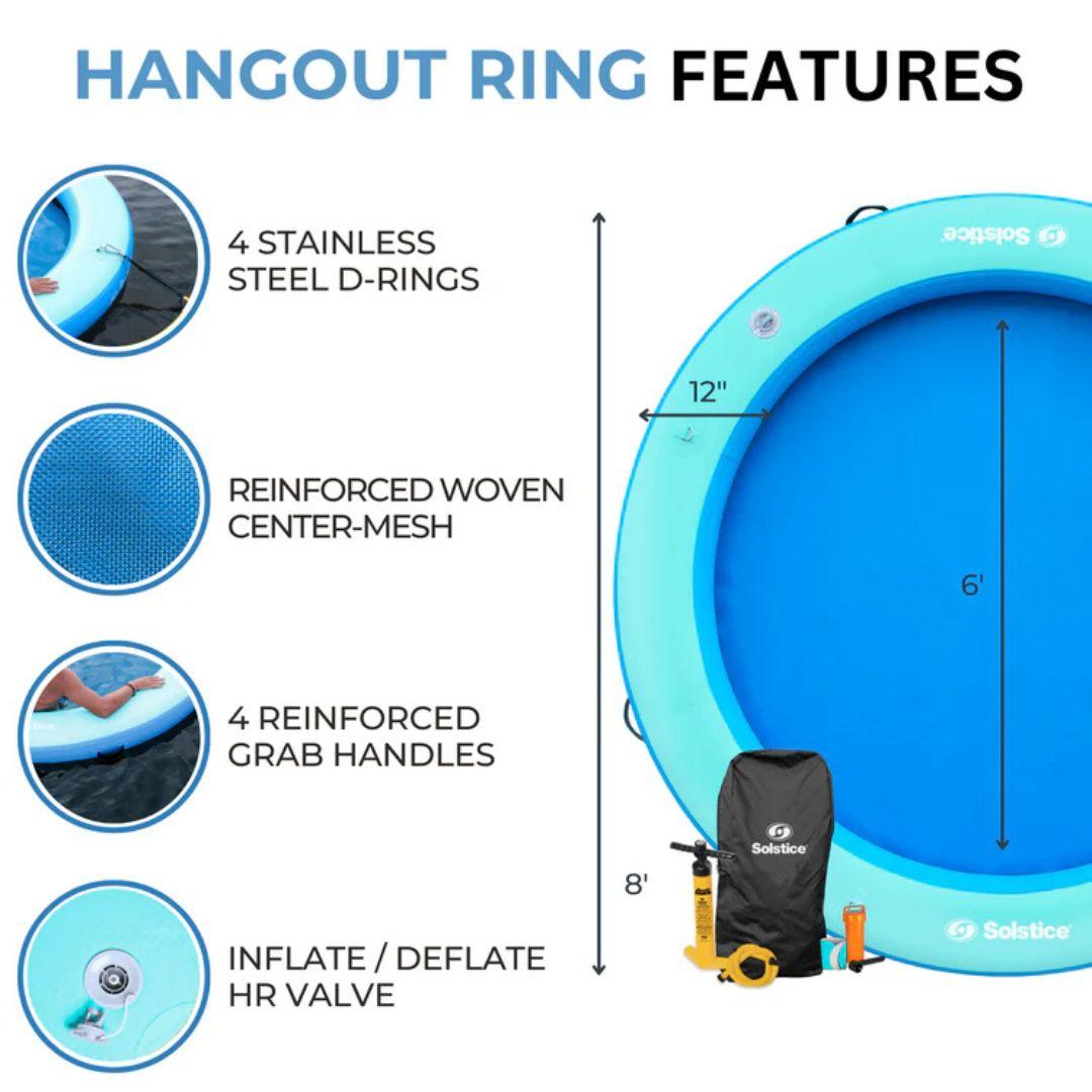 Solstice 24 Circular Mesh Dock Hangout Ring – 8’